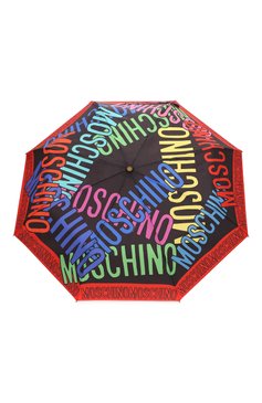 Женский складной зонт MOSCHINO разноцветного цвета, арт. 8011-0PENCL0SE | Фото 1 (Материал: Текстиль, Металл, Синтетический материал; Материал сплава: Проставлено; Нос: Не проставлено)
