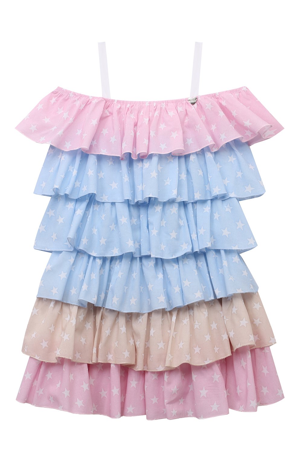 Хлопковое платье MONNALISA, арт. 19C062, фото 1