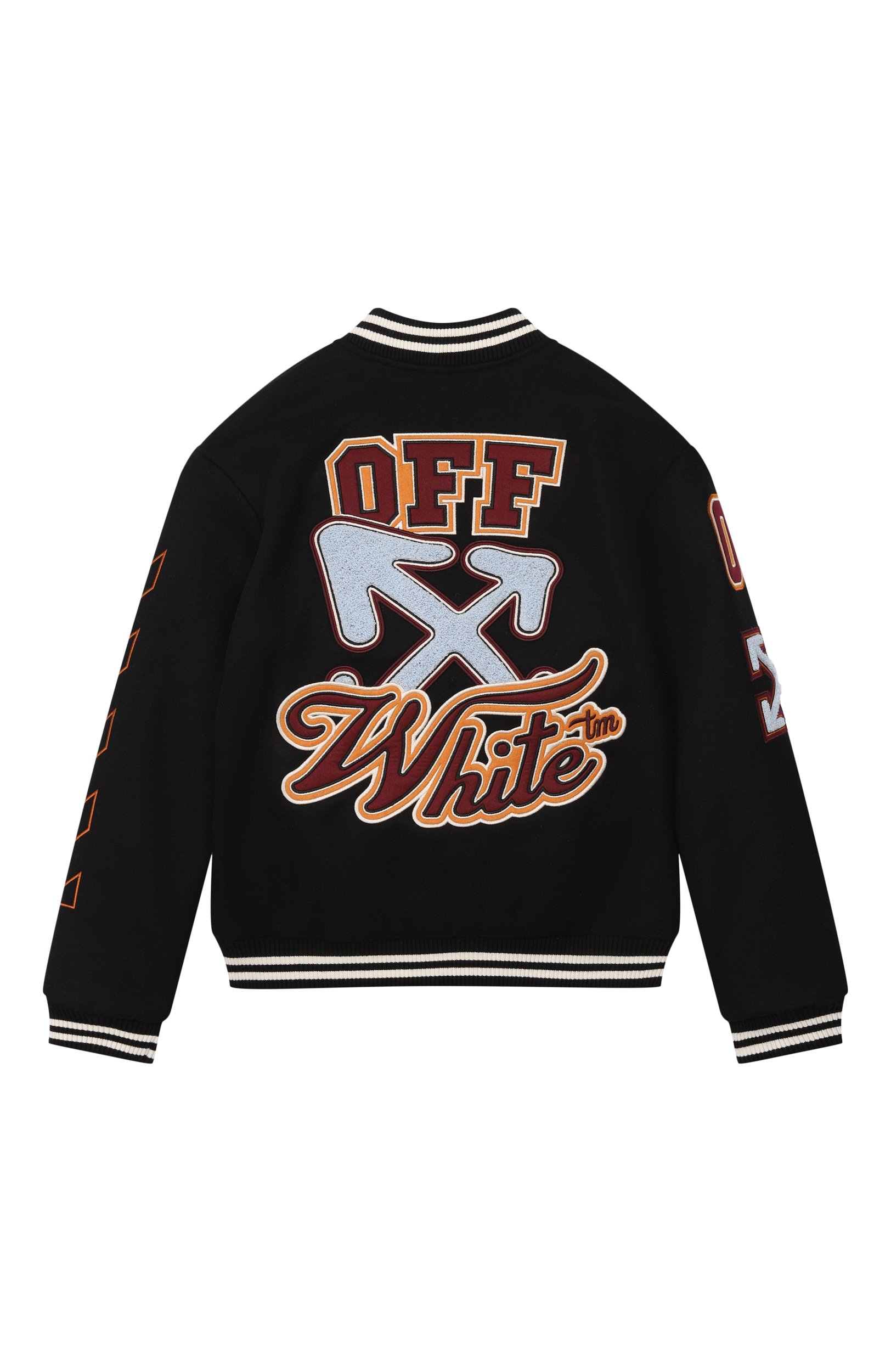 Шерстяной бомбер OFF-WHITE, арт. 0BEH001F26FAB0010, фото 2