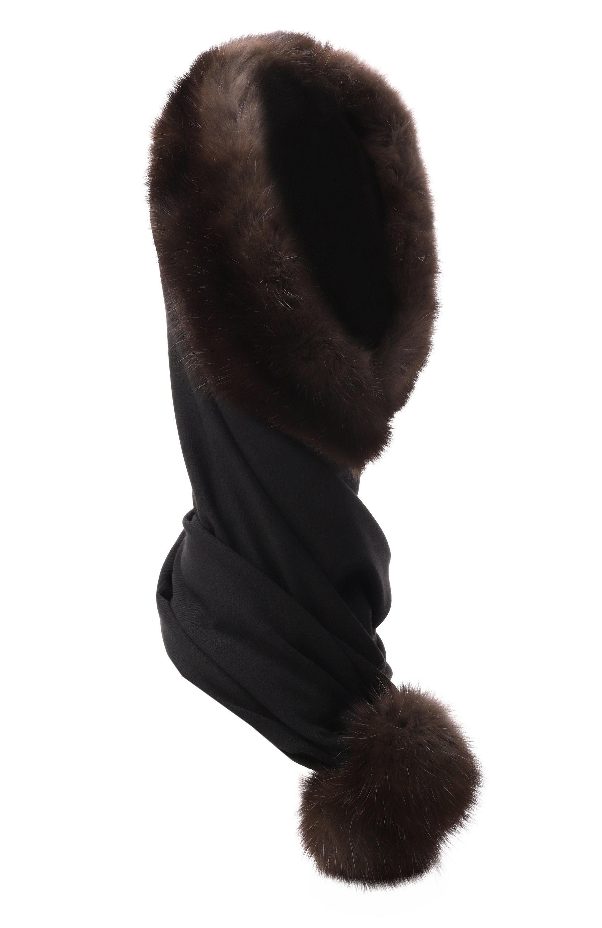 Капюшон с отделкой из соболя VICTORIA KUSENKOVA, арт. 199303504548, фото 1