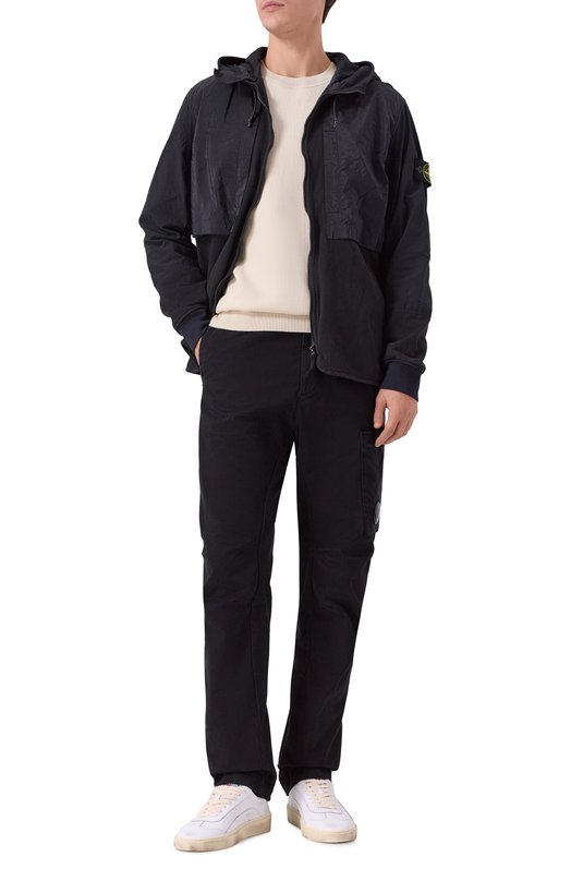 Хлопковая толстовка Stone Island 7515647/41 Чёрный  7515647/41 Фото 2