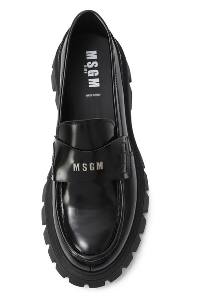 Кожаные лоферы MSGM KIDS, арт. 81148/36-40, фото 4