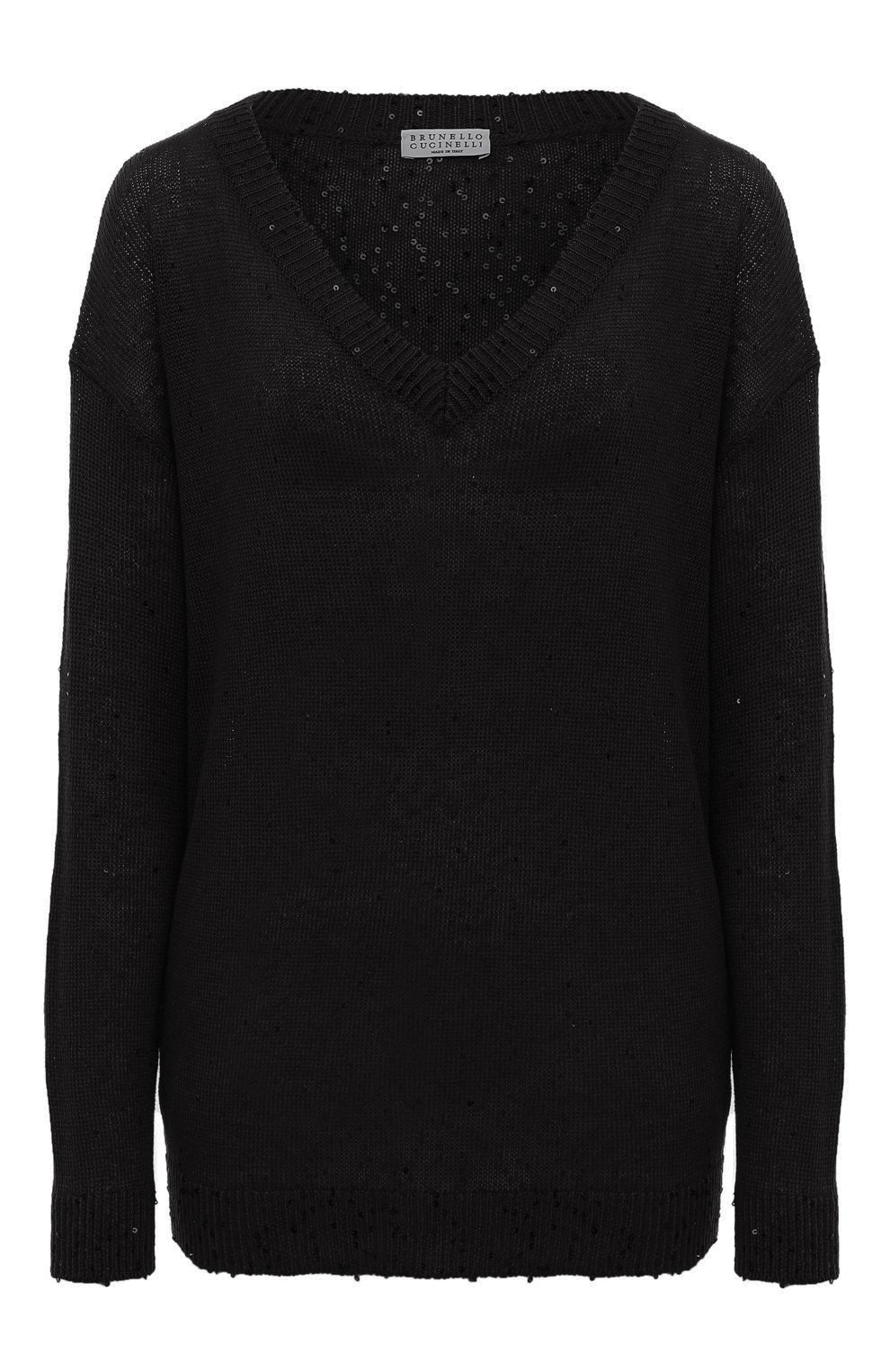 Пуловер изо льна и шелка BRUNELLO CUCINELLI, арт. M1000B1033, фото 1