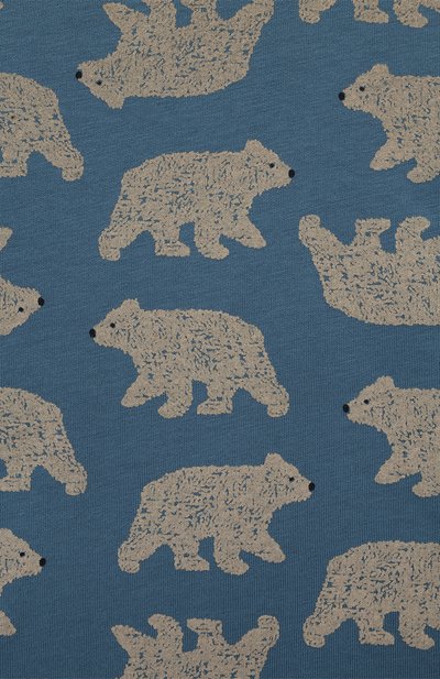 Хлопковая пижама SANETTA синего цвета по цене 6630 руб., арт. 233376, фото 4 Хлопковая пижама SANETTA, арт. 233376, фото 4