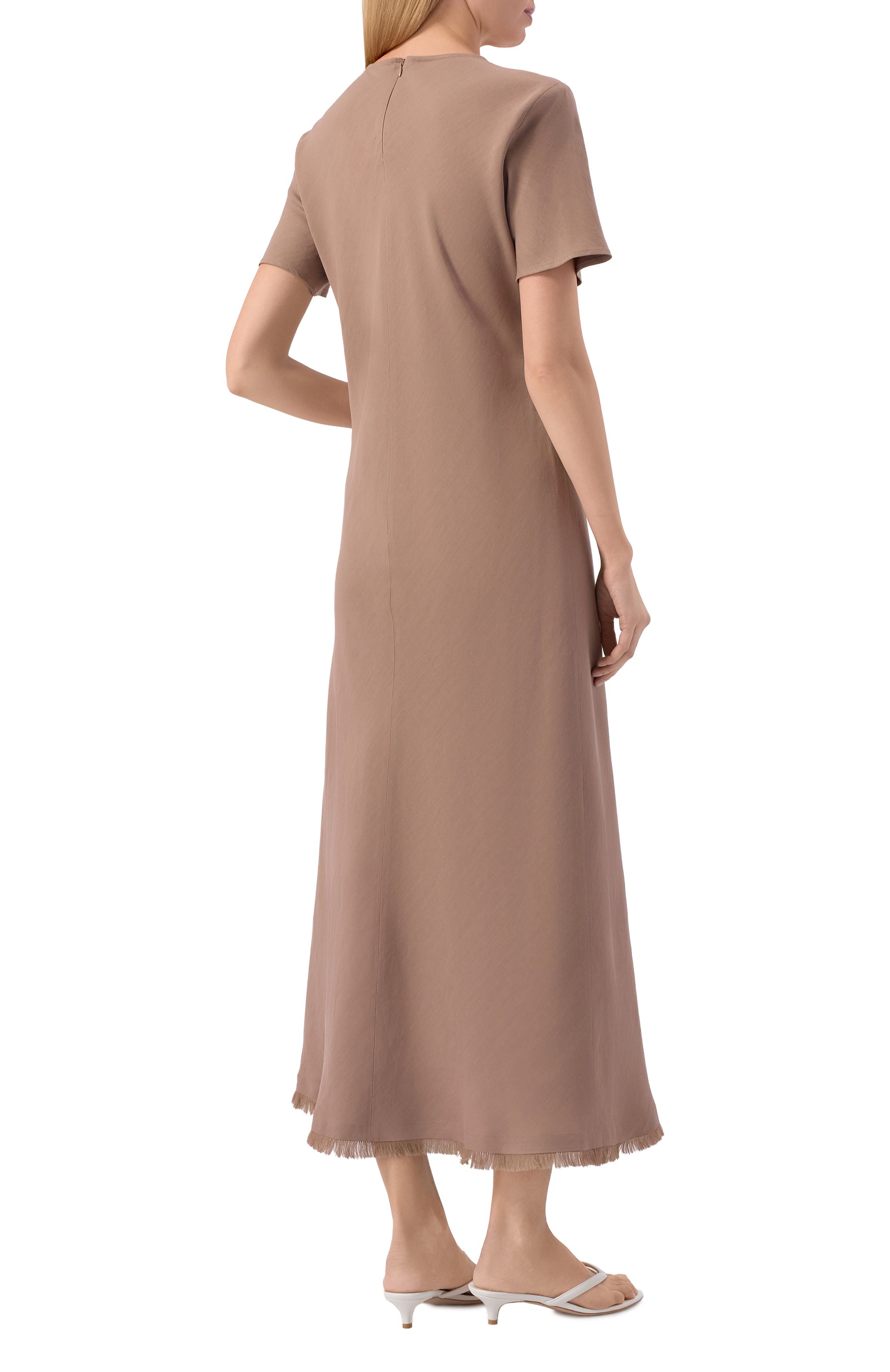 Плать е из вискозы и льна ANTONELLI FIRENZE, арт. Q6047/935, фото 3