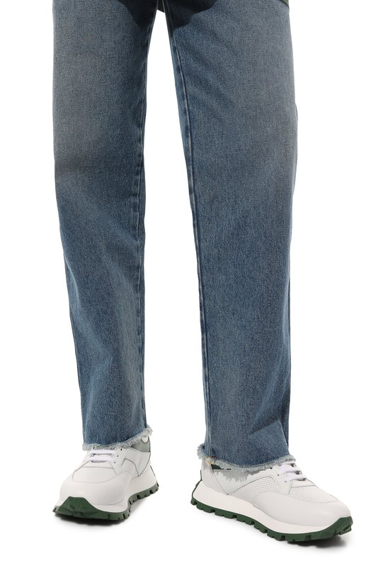 Кожаные кроссовки AXL Blu Barrett Белый, фото 3