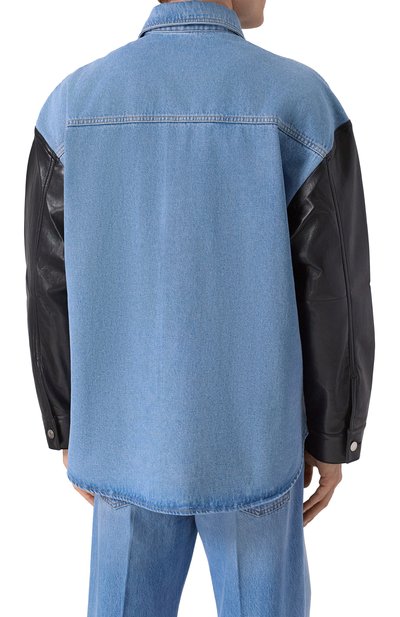 Комбинированная рубашка NANUSHKA, арт. NU25RSTP09753, фото 4