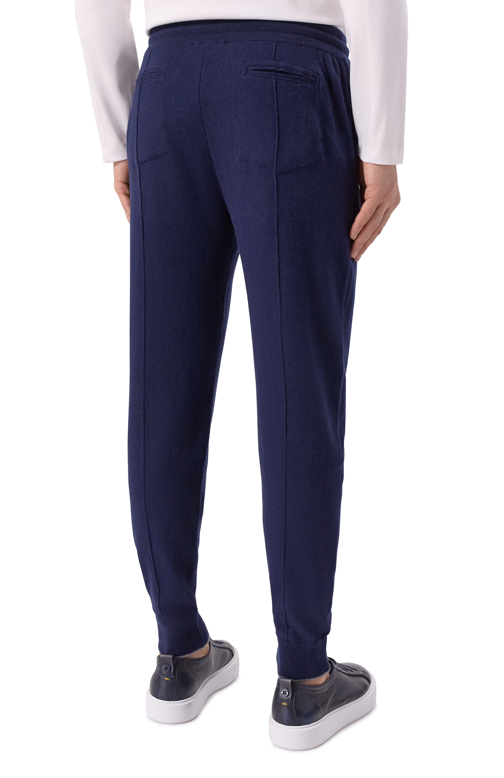 Джоггеры из хлопка и кашемира GRAN SASSO, арт. 57111/23202, фото 4