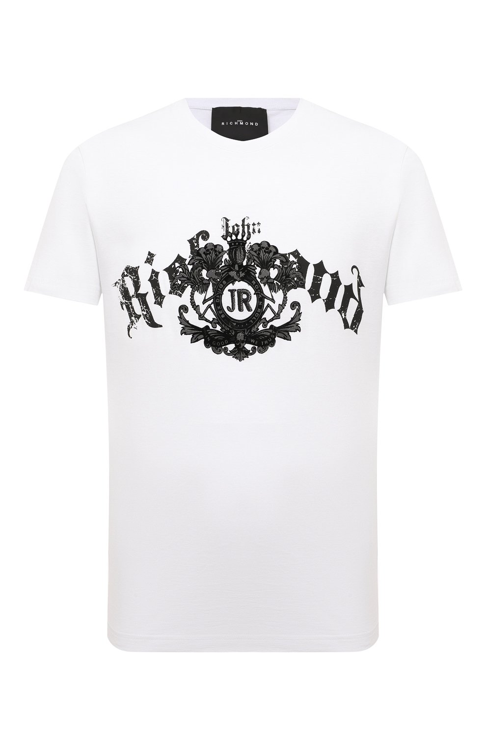 Хлопковая футболка JOHN RICHMOND, арт. RMA22099TS, фото 1