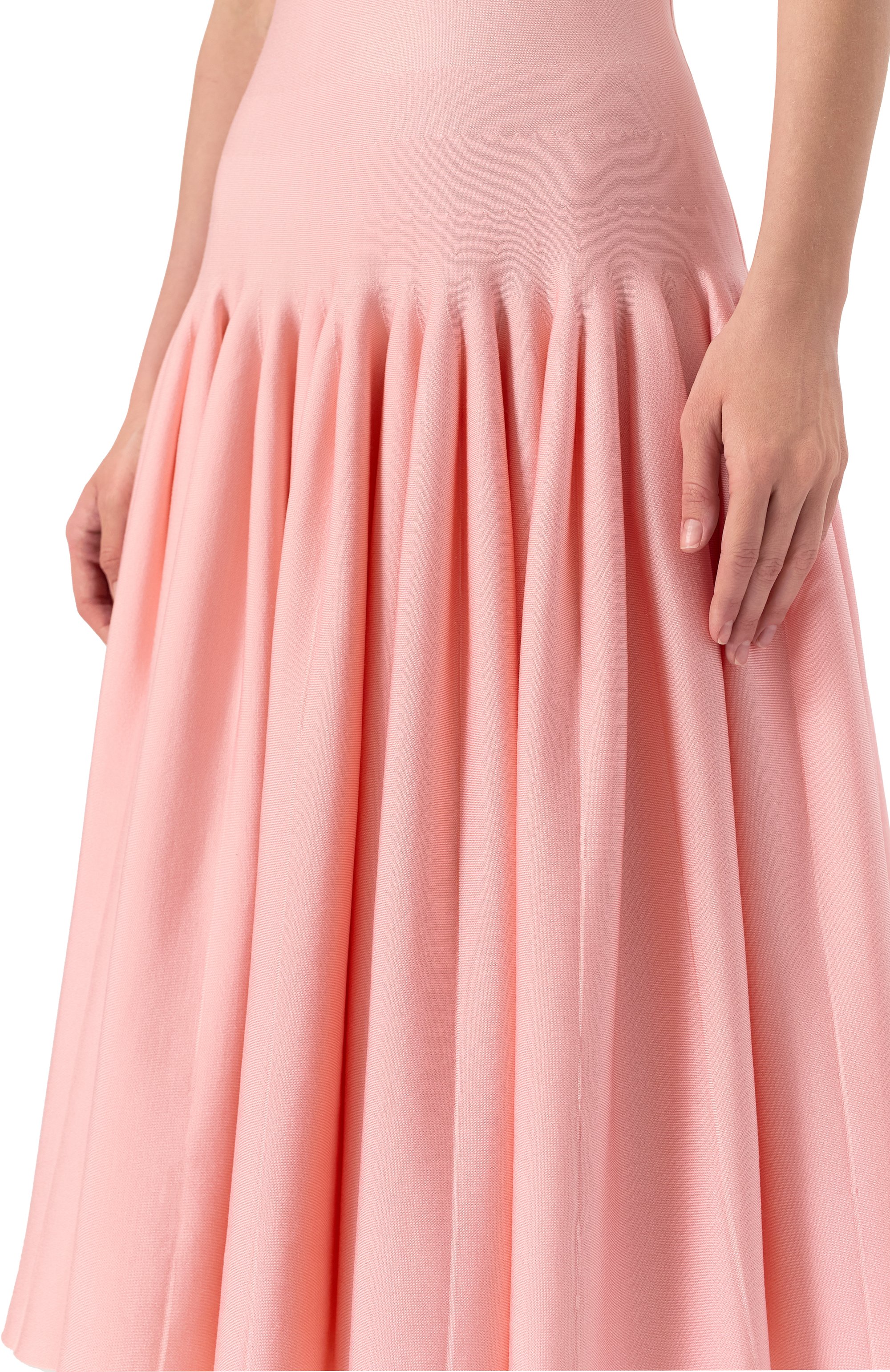 Платье из вискозы и шерсти ALAIA, арт. AA9R2645K032A, фото 5