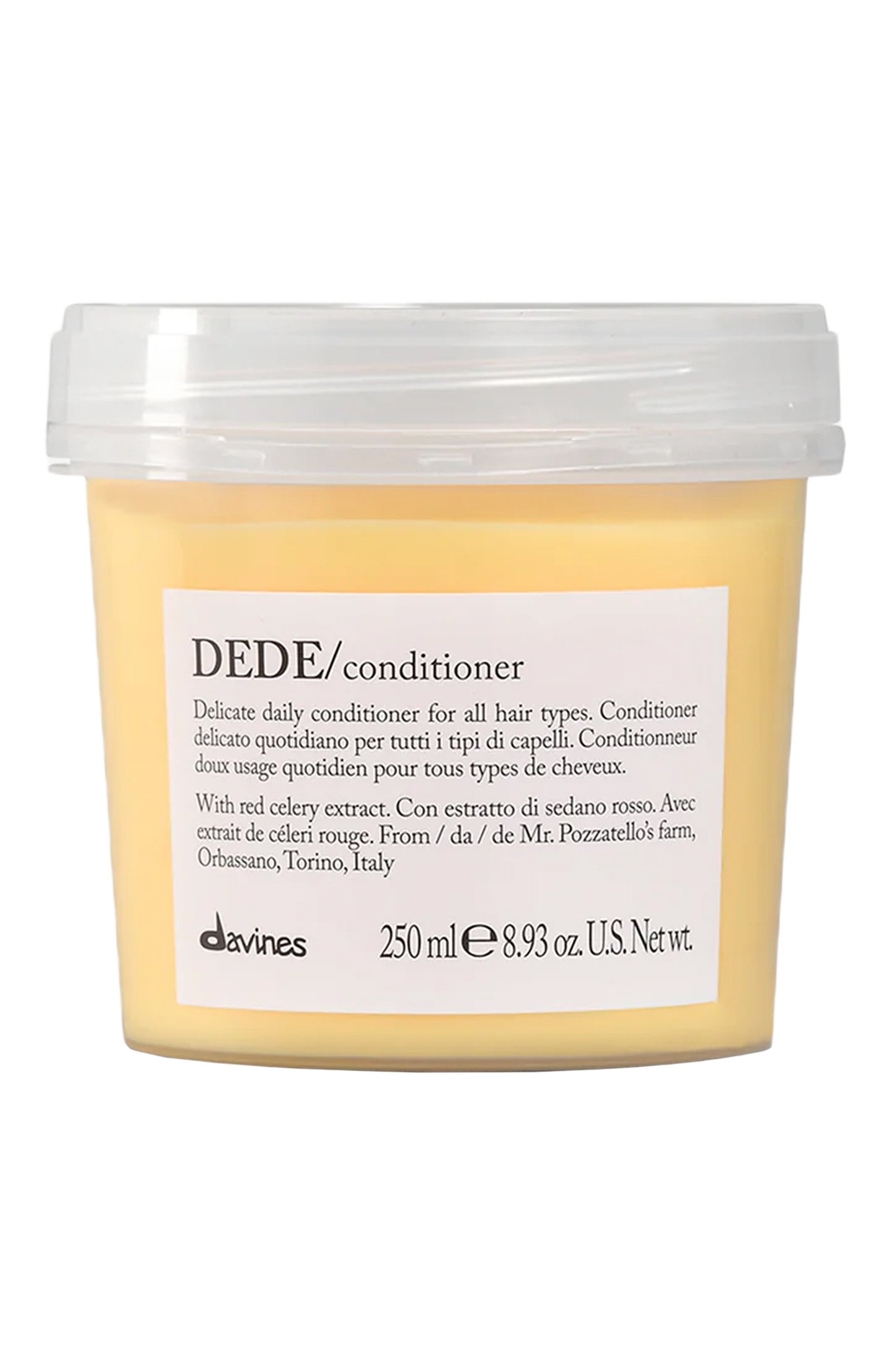 Деликатный кондиционер dede (250ml) DAVINES бесцветного цвета по цене 4280 руб., арт. 75609, фото 1 Деликатный кондиционер dede (250ml) DAVINES, арт. 75609, фото 1