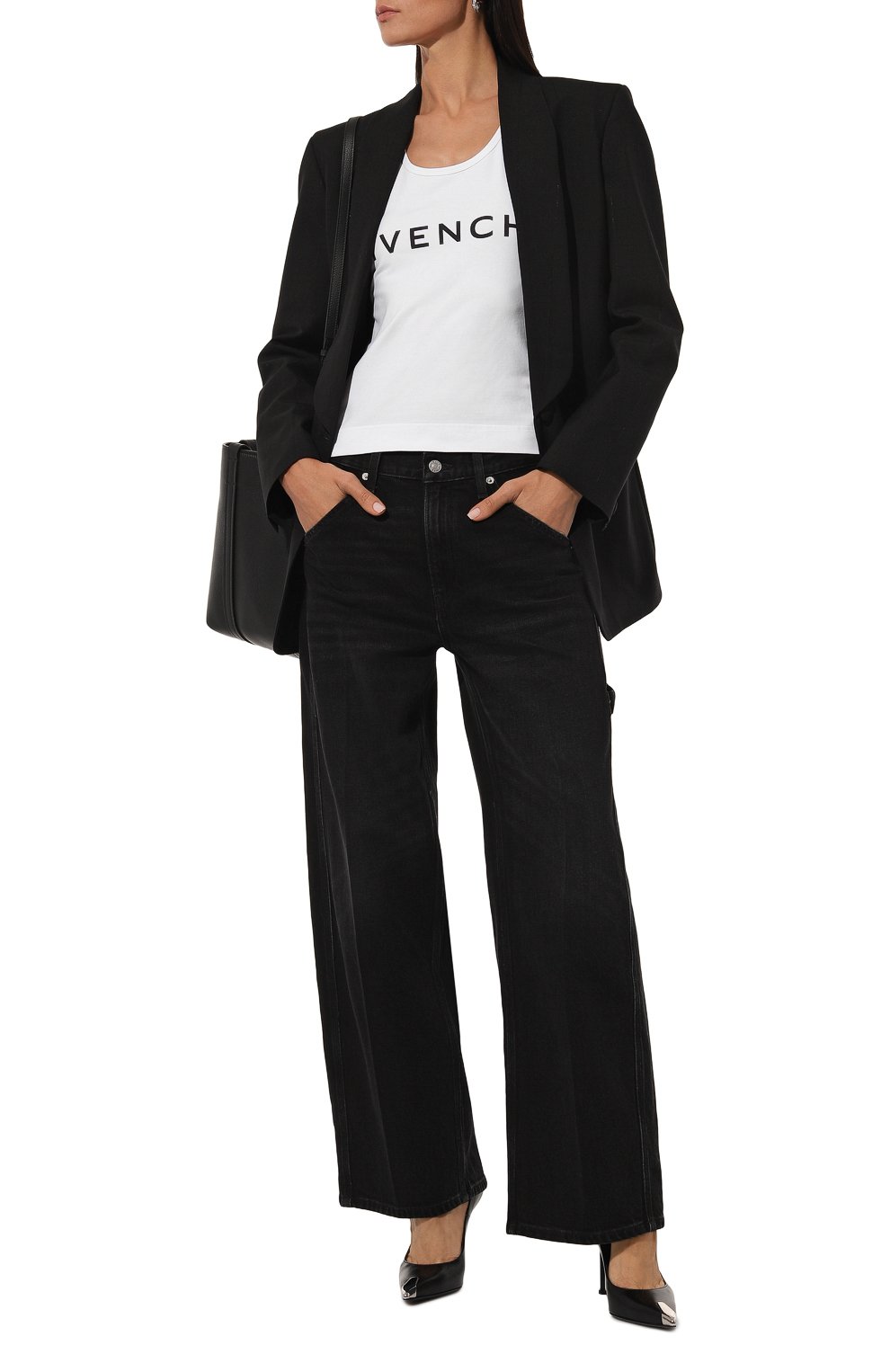 Хлопковая майка GIVENCHY, арт. BW70AZ3YAC, фото 2