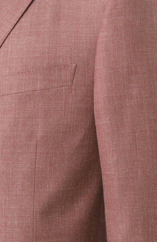 Пиджак из шерсти и шелка Corneliani 25X002-2518289 Розовый  25X002-2518289 Фото 8