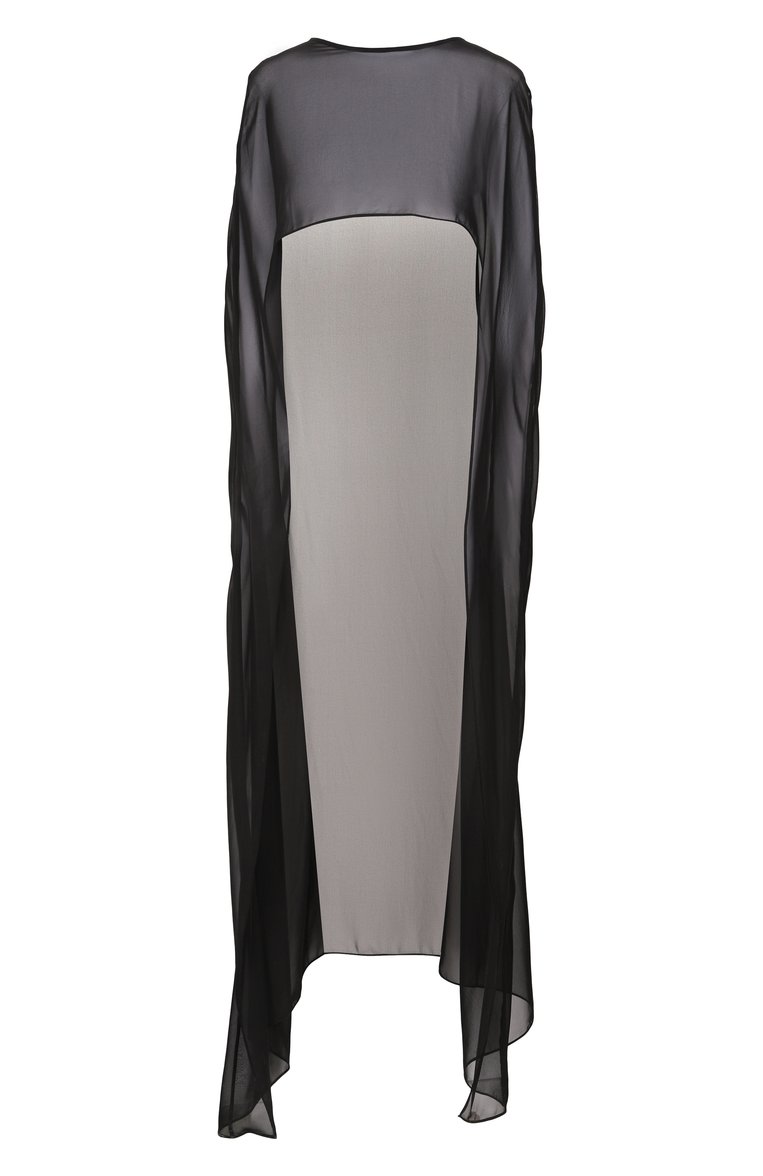 Топ THE NEW ARRIVALS ILKYAZ OZEL, арт. VIVI CAPE IN BLACK MIST, фото 1