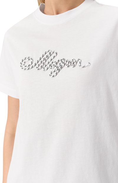 Хлопковая футболка MSGM, арт. 3841MDM130/257097, фото 5