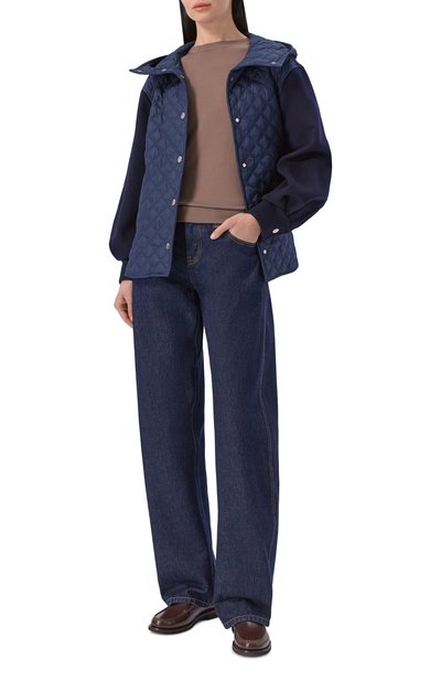 Комбинированная куртка KITON, арт. D61512K05I38, фото 2