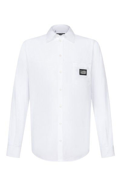Мужская хлопковая рубашка DOLCE & GABBANA, арт. G5JG4T/GK006