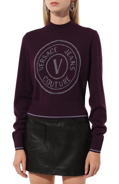 Шерстяной пуловер VERSACE JEANS COUTURE, арт. 77HAFM21/CM45H, фото 3