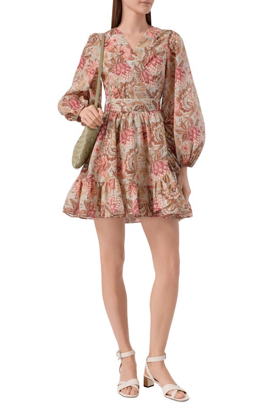 Кожаные босоножки Rori 45 Jimmy Choo R0RI 45/ZKI Кремовый  R0RI 45/ZKI Фото 3