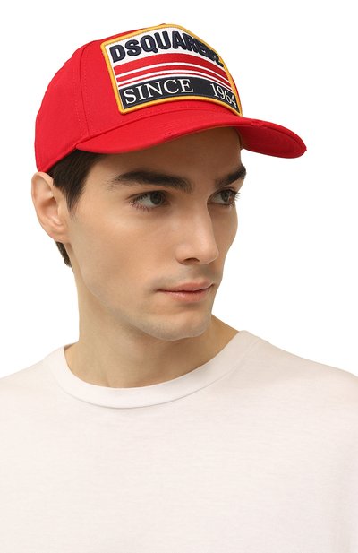 Хлопковая бейсболка DSQUARED2, арт. BCM0516 05C00001, фото 2