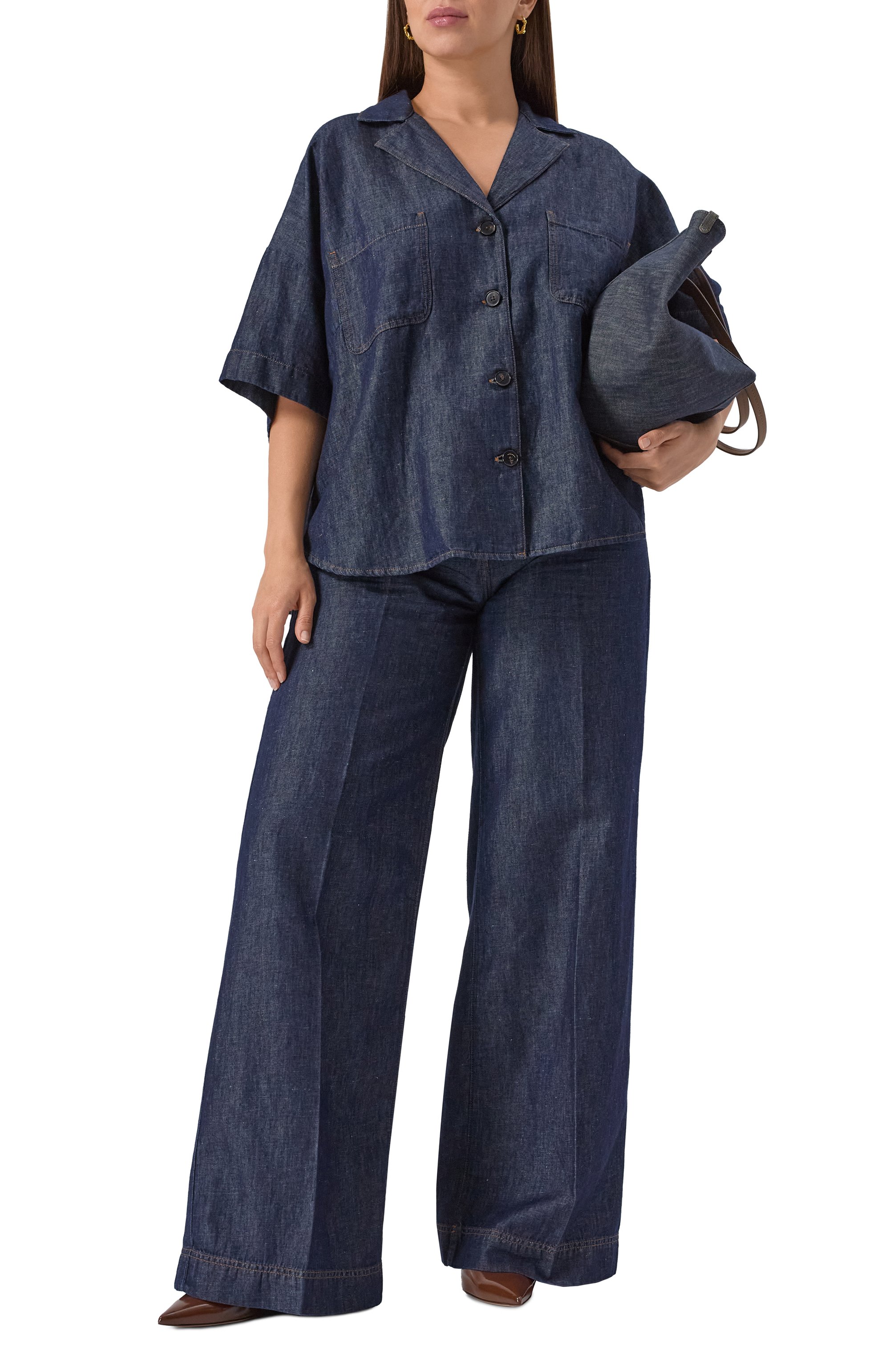 Джинсовая рубашка PERSONA BY MARINA RINALDI, арт. FAUST, фото 2