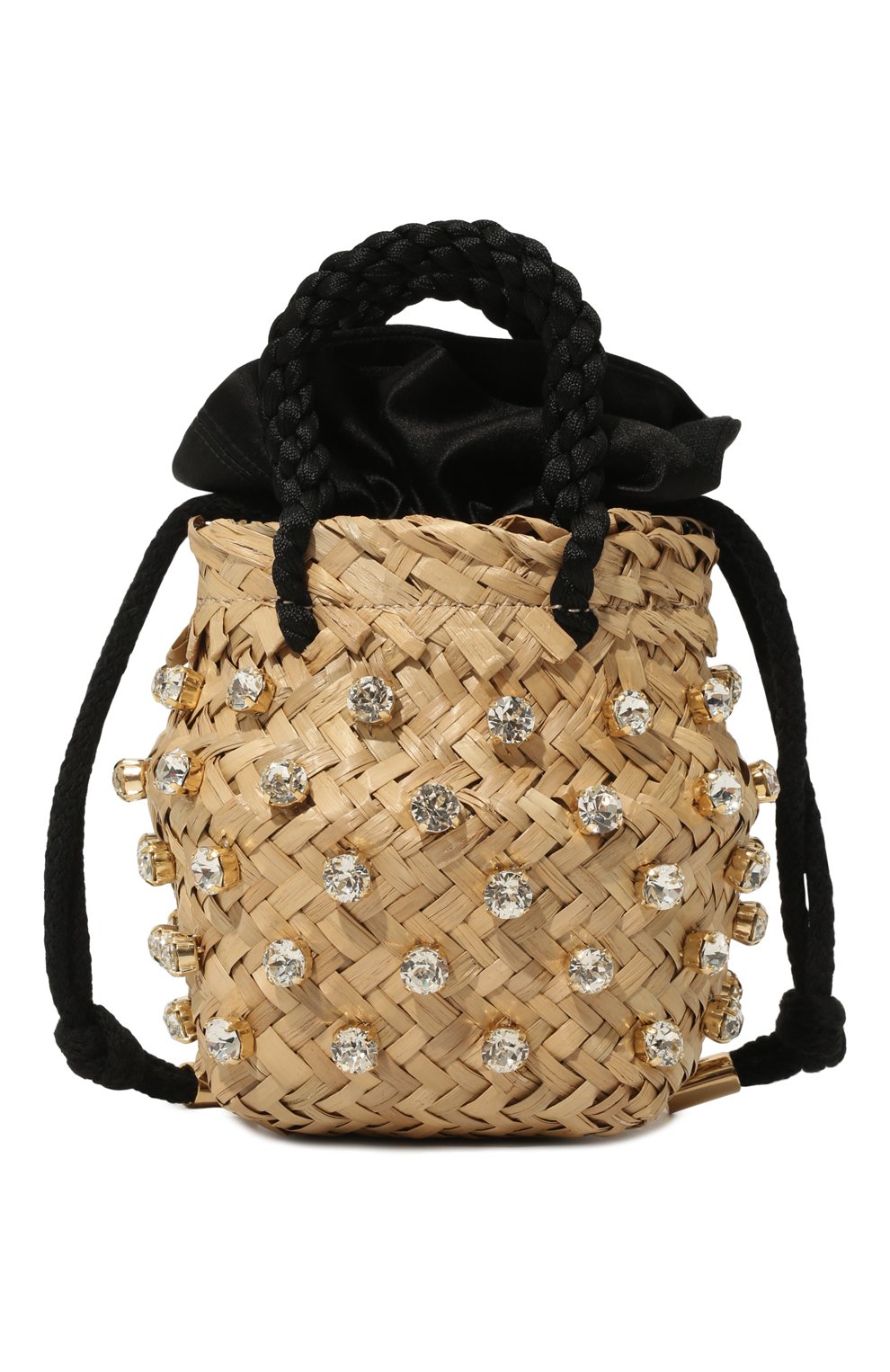 Сумка nina small LE NINE черного цвета по цене 41200 руб., арт. S5-00030/600/SATIN/C0TT0N, фото 6 Сумка nina small LE NINE, арт. S5-00030/600/SATIN/C0TT0N, фото 6