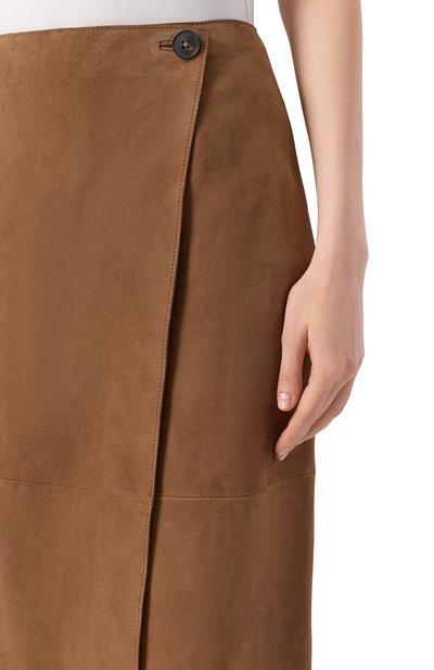 Замшевая юбка YVES SALOMON, арт. 25EYJ20273AVXX/A2234, фото 5