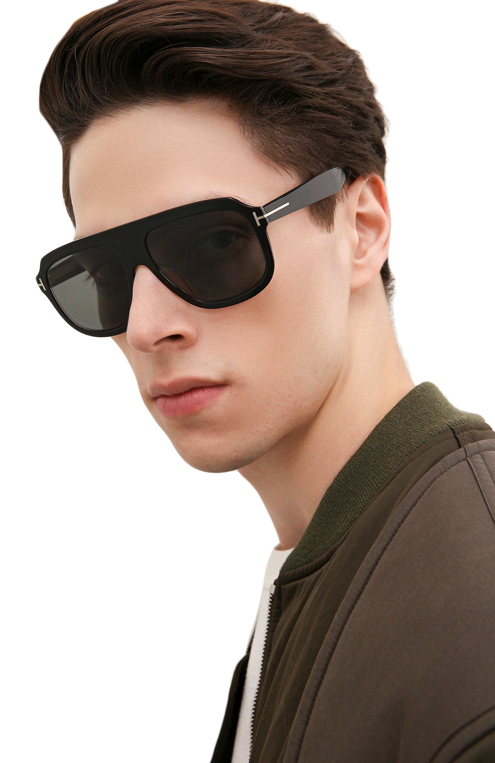 Солнцезащитные очки TOM FORD черного цвета по цене 69950 руб., арт. TF743 01D, фото 2 Солнцезащитные очки TOM FORD, арт. TF743 01D, фото 2