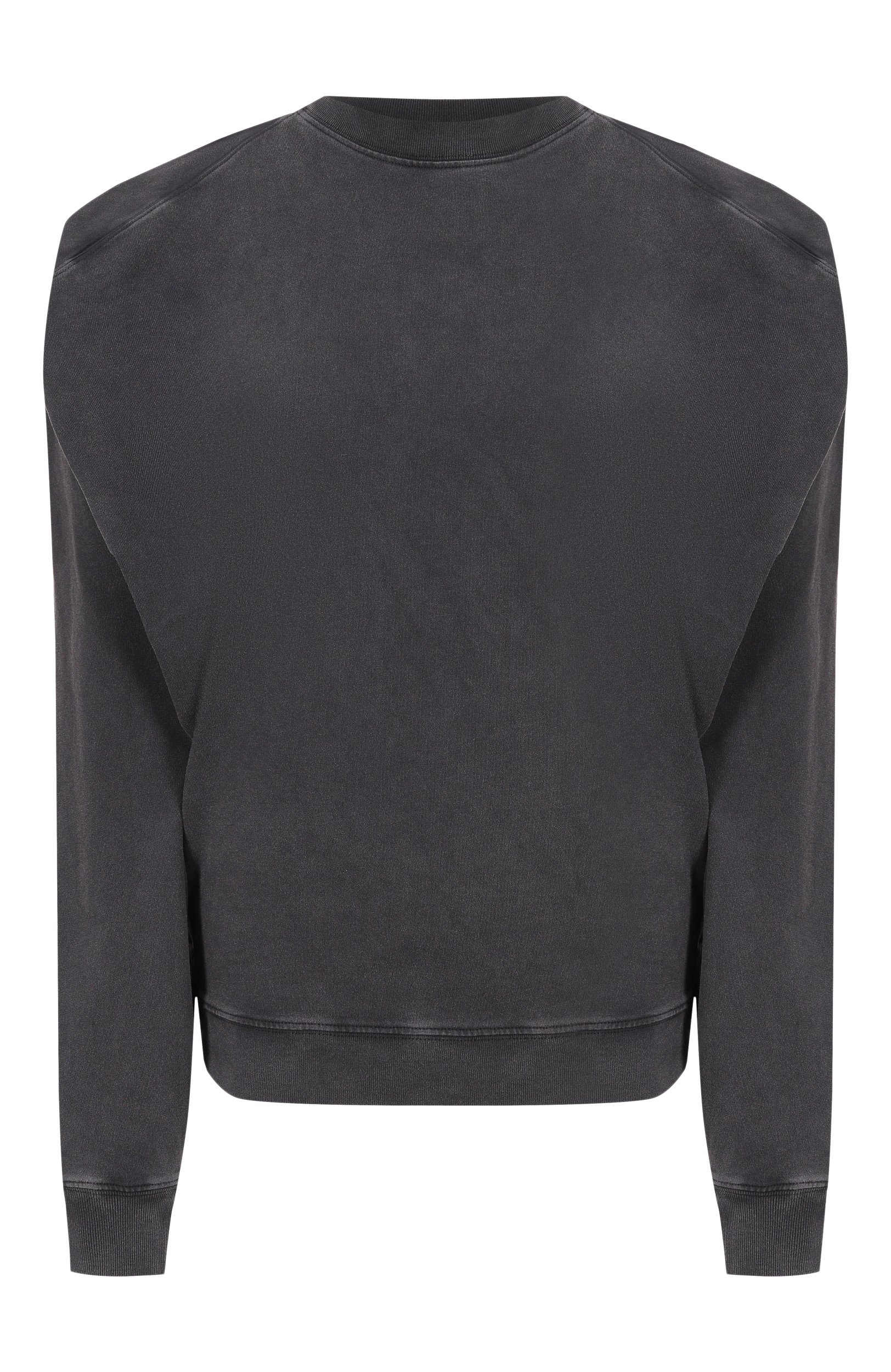 Хлопковый свитшот MUGLER темно-серого цвета по цене 55600 руб., арт. 26F3TS01306032, фото 1 Хлопковый свитшот MUGLER, арт. 26F3TS01306032, фото 1