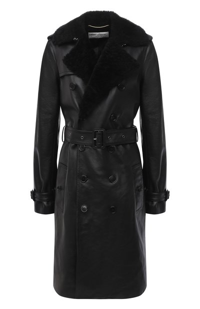 Кожаное пальто SAINT LAURENT, арт. 625203/YCCI2, фото 1