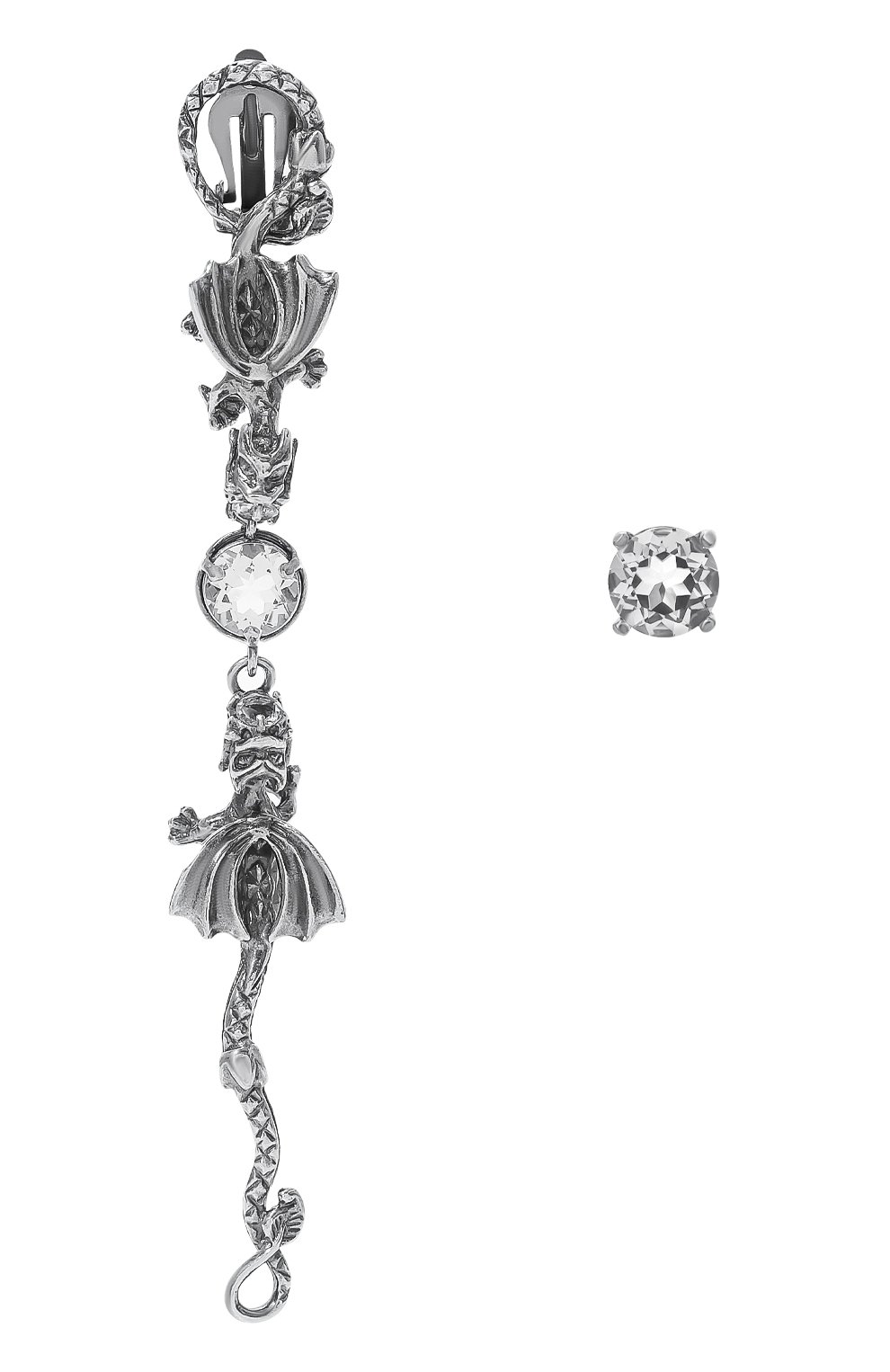 Комплект из клипсы и моносерьги дракон MIDGARD PARIS, арт. 5556, фото 1