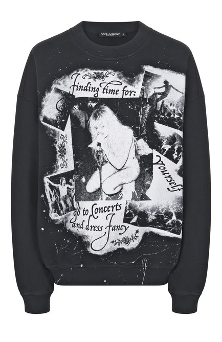 Женский хлопковый свитшот DOLCE & GABBANA, арт. F9T02T/GDDI9