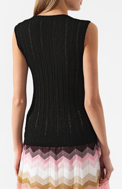 Топ из смеси вискозы и шерсти M MISSONI, арт. 2DJ00020/2K0003, фото 4