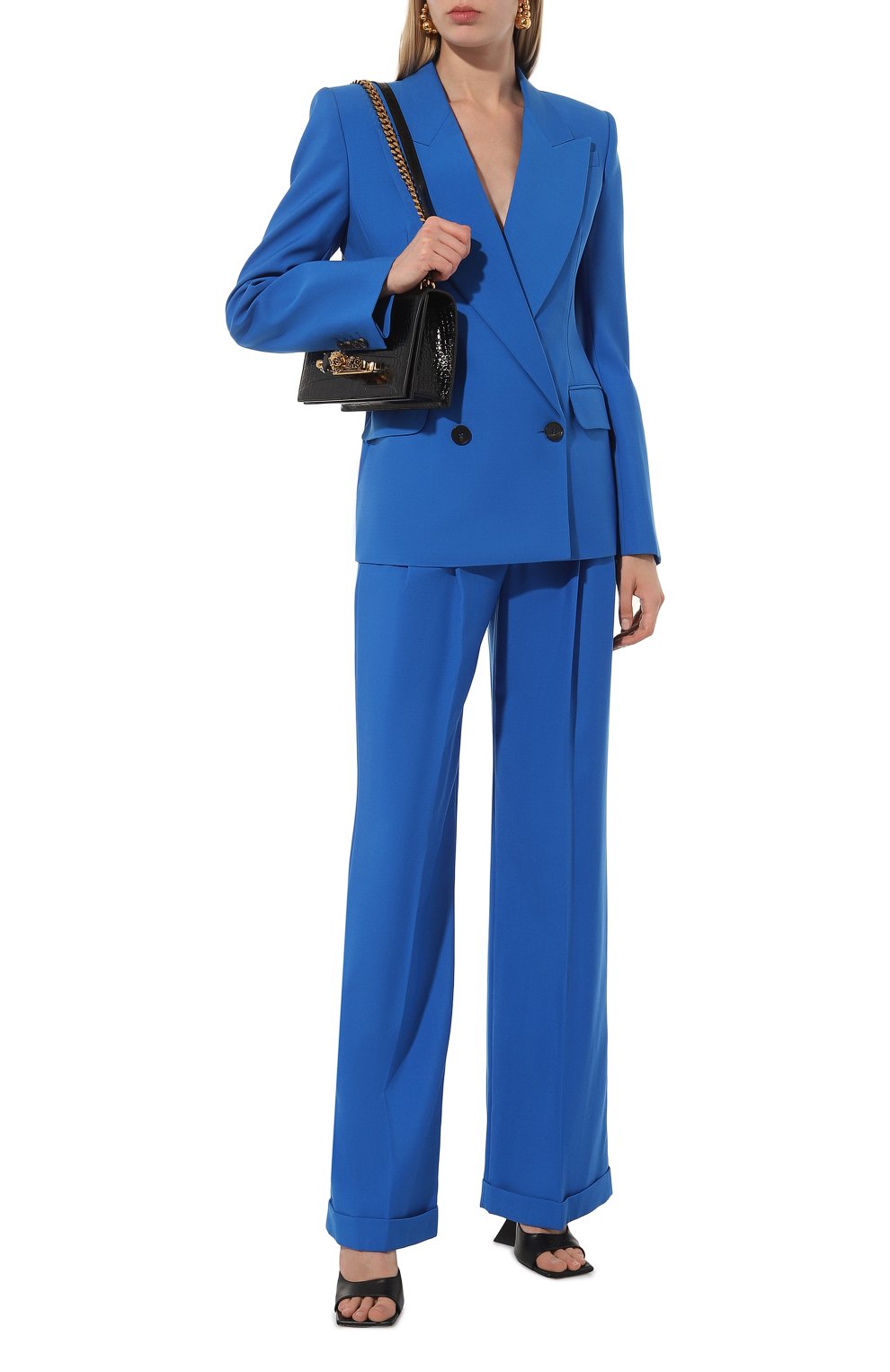 Шерстяные брюки ALEXANDER MCQUEEN, арт. 745068/QJACX, фото 2