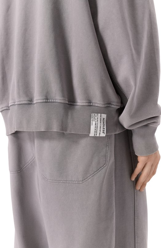 Хлопковый свитшот Roadless RSS-C Серый  RSS-C Фото 5