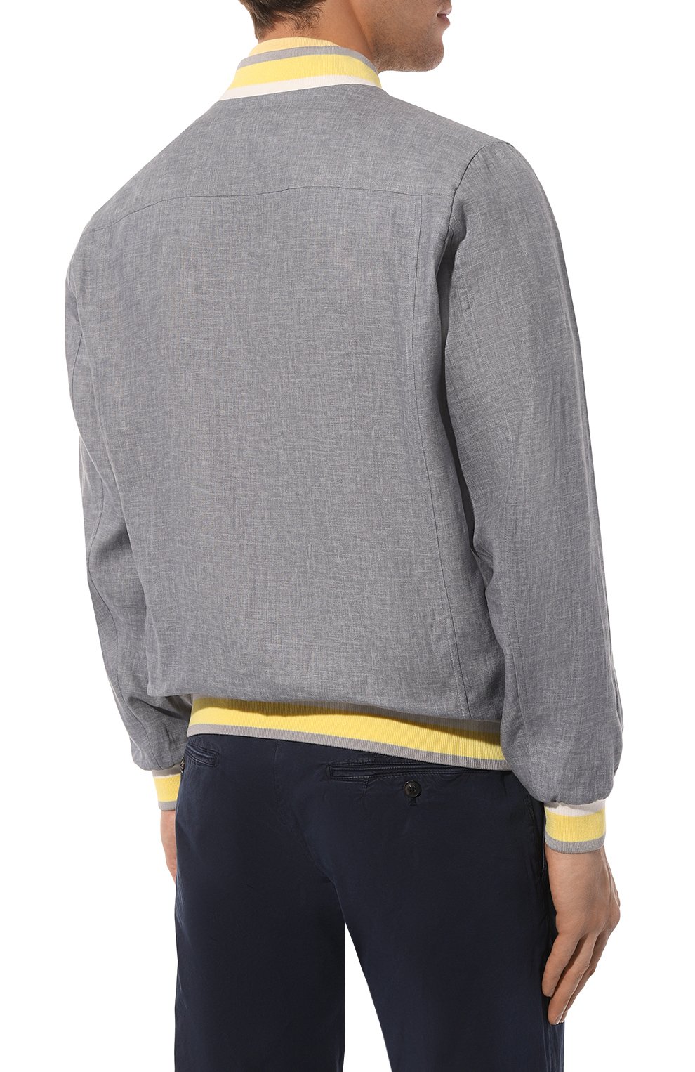 Льняной бомбер ZILLI, арт. B0M01BM0800VZL0T1, фото 4