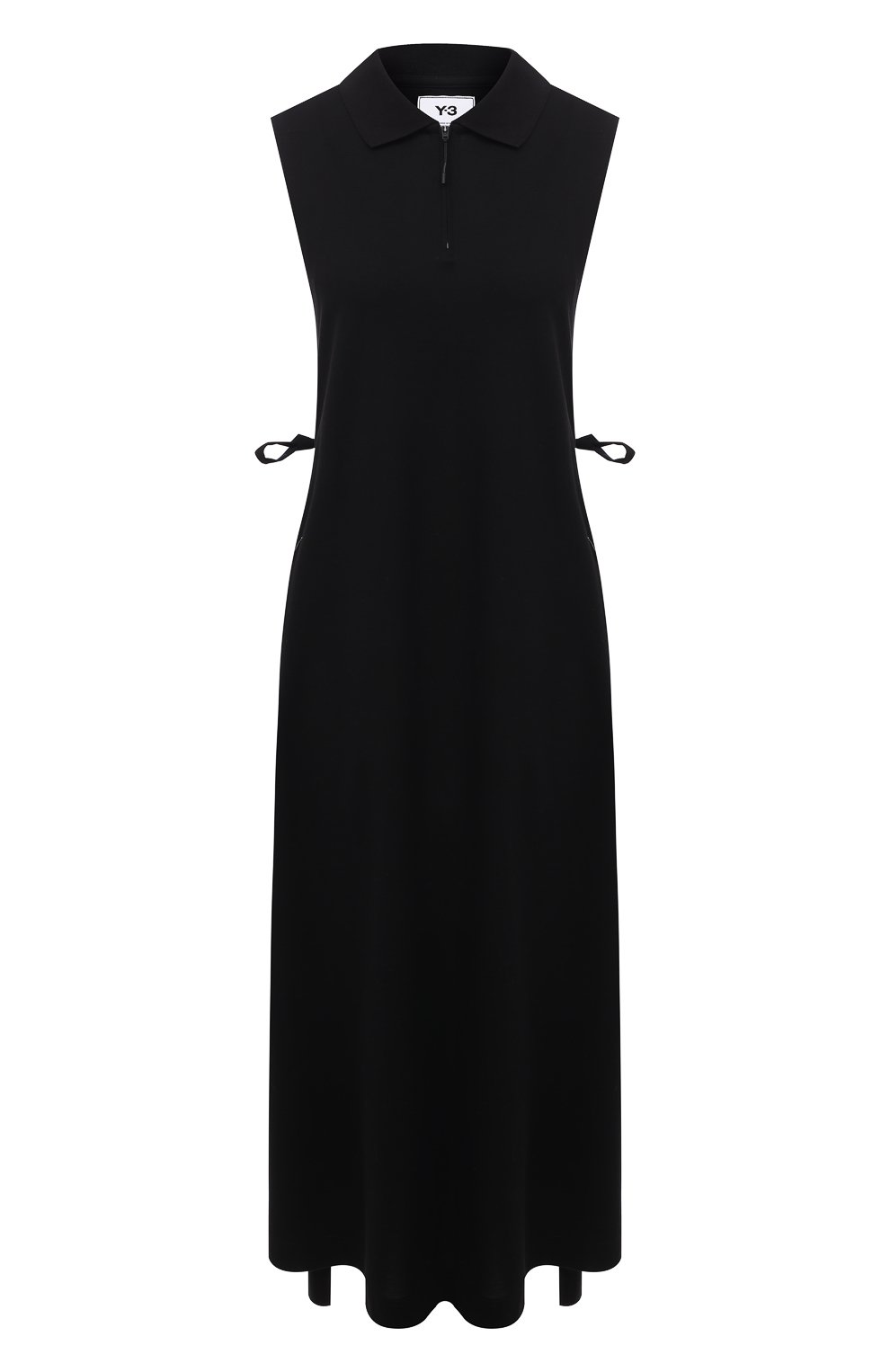 Хлопковое платье Y-3 черного цвета по цене 18950 руб., арт. GV4354/W, фото 1 Хлопковое платье Y-3, арт. GV4354/W, фото 1