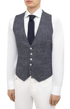 Жилет изо льна и хлопка GIORGIO ARMANI, арт. 1SGGK020/T02CB, фото 3