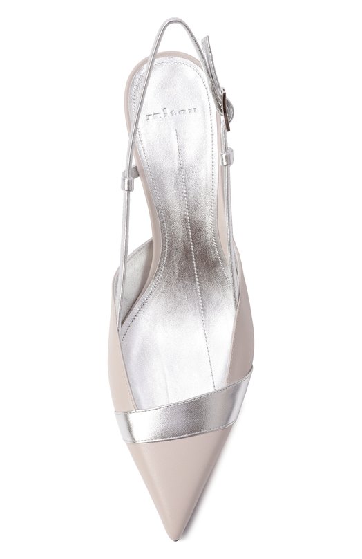 Кожаные туфли Kiton D61826K0901H04 Серый  D61826K0901H04 Фото 6