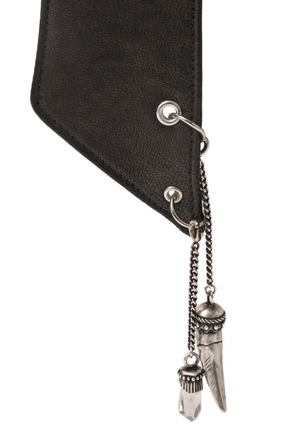 Кожаный галстук ANN DEMEULEMEESTER, арт. B0014380/LT183, фото 4