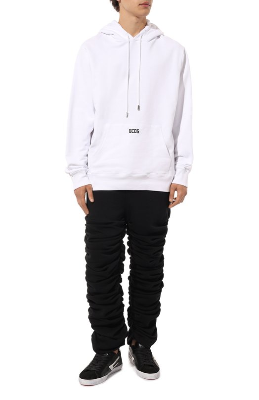 Хлопковые брюки CHMPS PARISSE Чёрный, фото 2