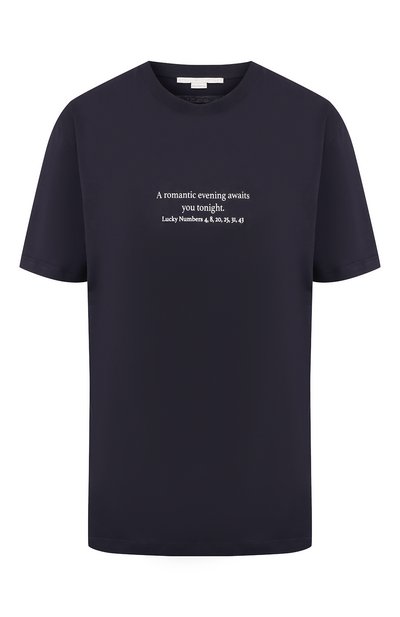 Женская хлопковая футболка STELLA MCCARTNEY, арт. 381701/SMW83