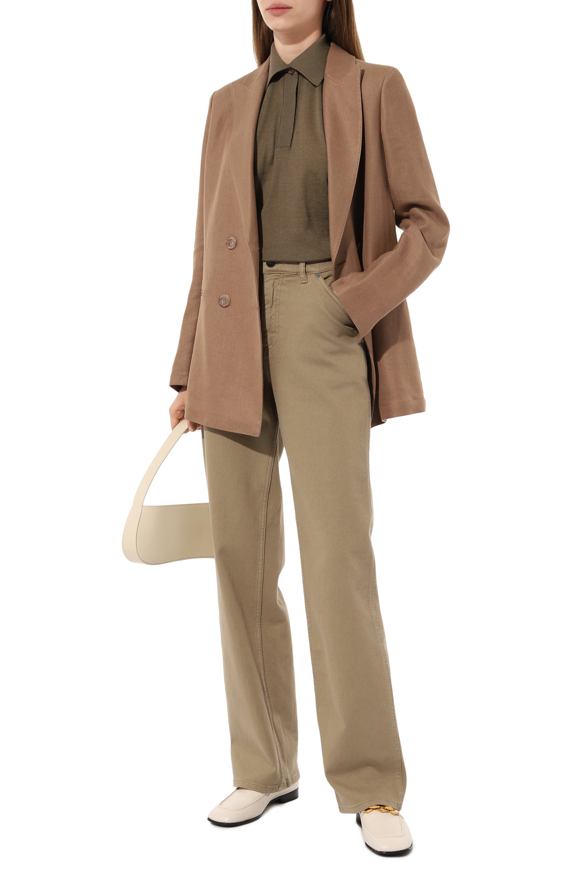 Поло из кашемира и шелка KITON, арт. D57711107, фото 2