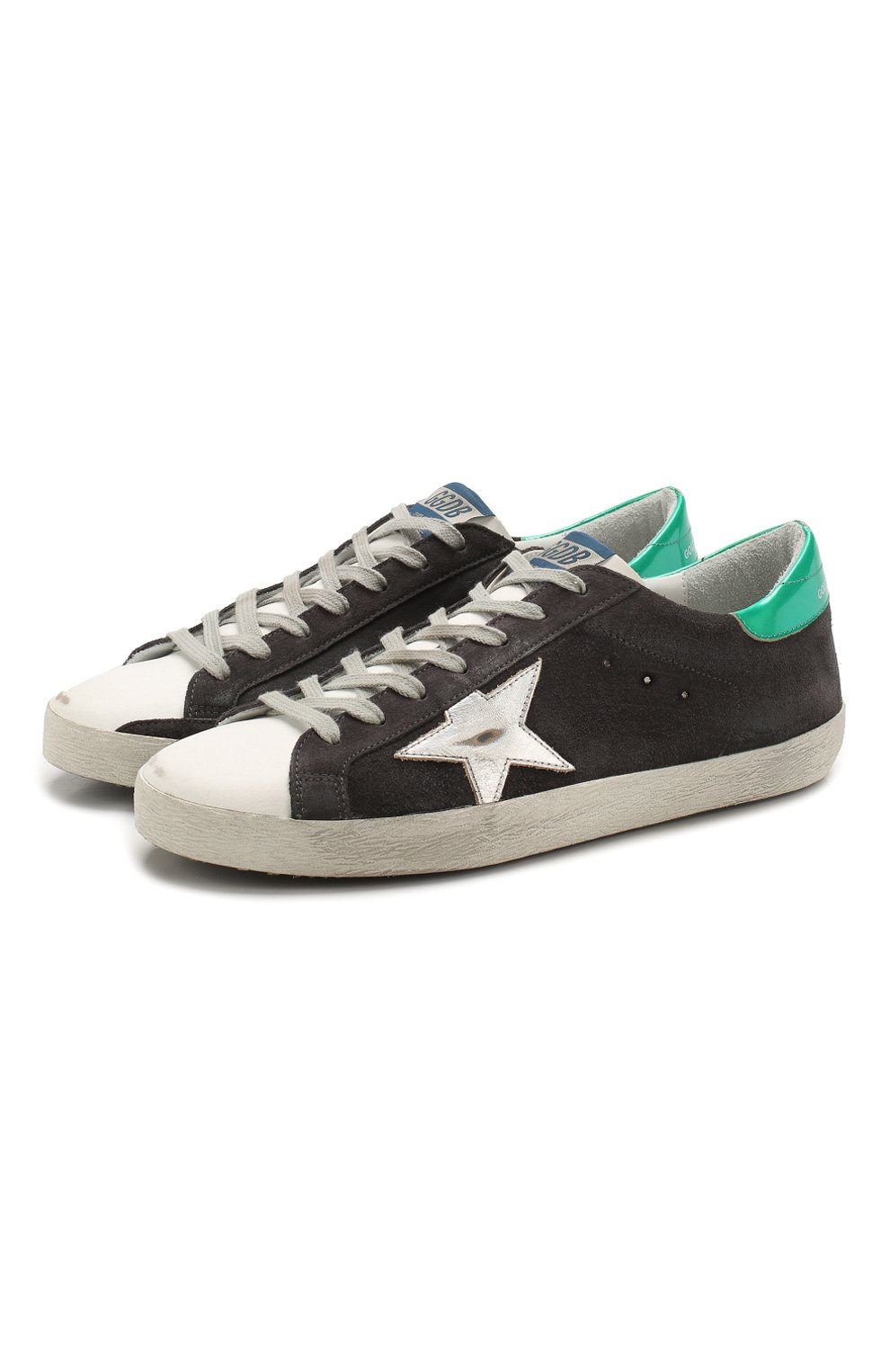 Замшевые кеды superstar GOLDEN GOOSE DELUXE BRAND, арт. G36MS590.T73, фото 1