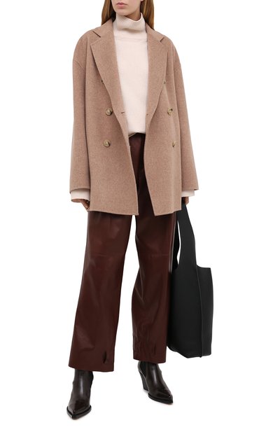 Шерстяное пальто ACNE STUDIOS бежевого цвета по цене 99500 руб., арт. A90280, фото 2 Шерстяное пальто ACNE STUDIOS, арт. A90280, фото 2