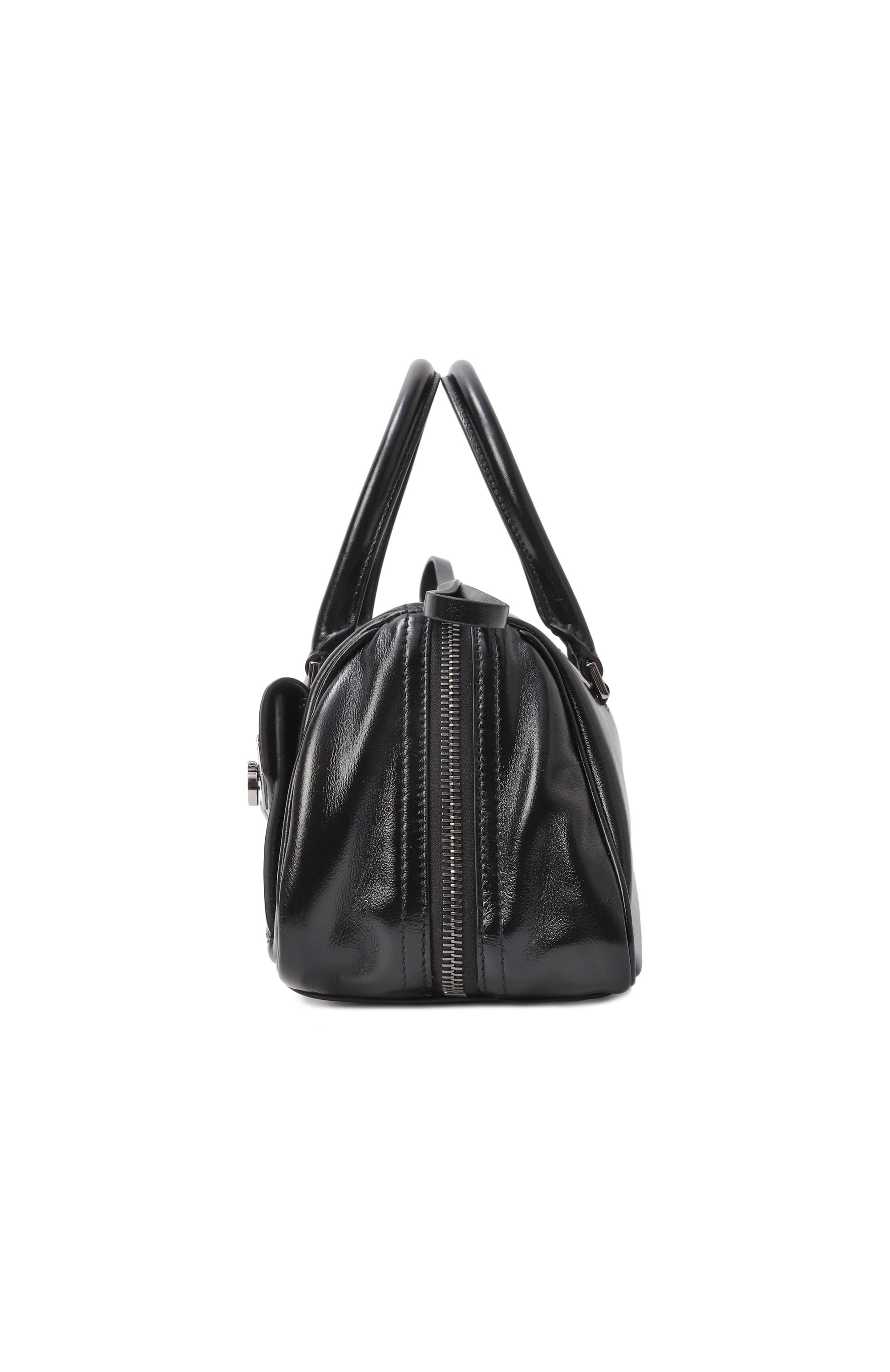 Сумка multipocket bowling small FERRAGAMO черного цвета по цене 270500 руб., арт. 21A228/786980, фото 4 Сумка multipocket bowling small FERRAGAMO, арт. 21A228/786980, фото 4