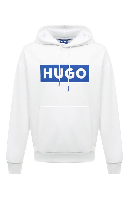 

Хлопковое худи HUGO Blue, Белый