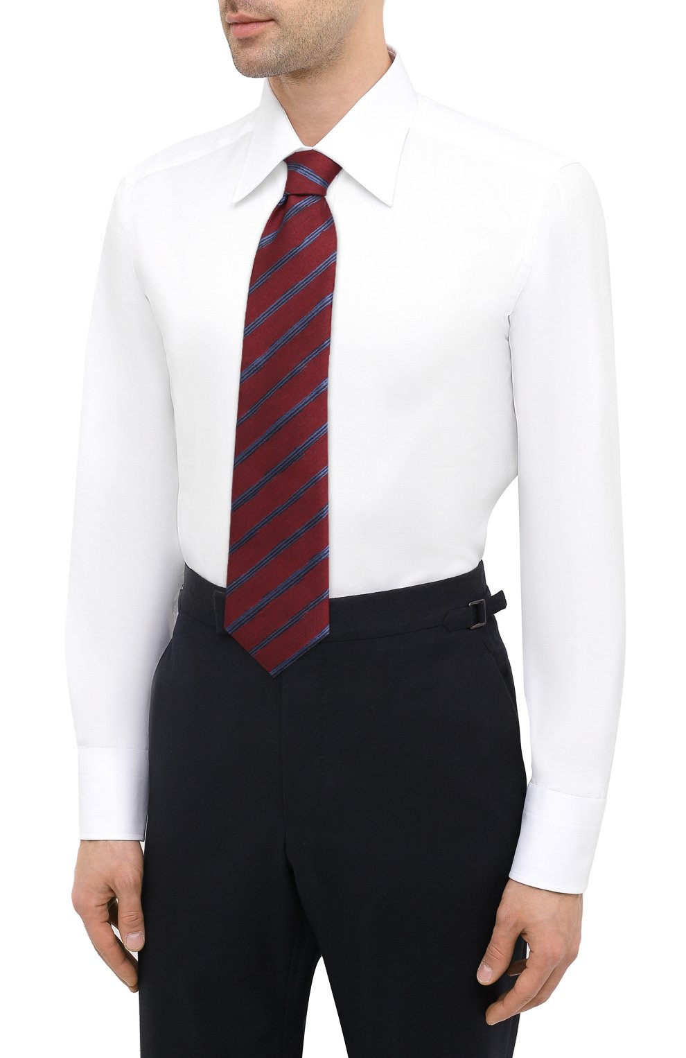 Хлопковая сорочка TOM FORD, арт. QFT190/94S1JE, фото 4