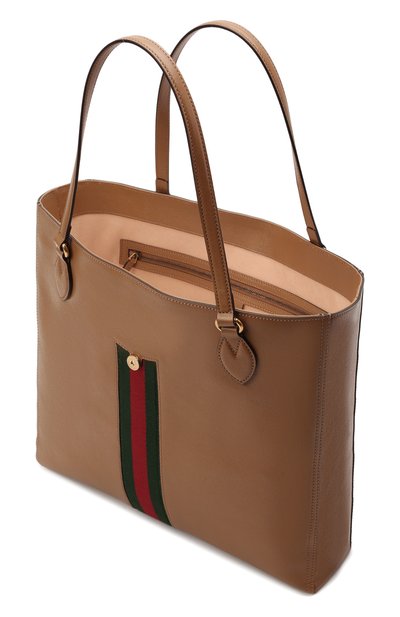 Сумка-тоут dahlia medium GUCCI коричневого цвета по цене 177000 руб., арт. 649577/1U1MT, фото 4 Сумка-тоут dahlia medium GUCCI, арт. 649577/1U1MT, фото 4