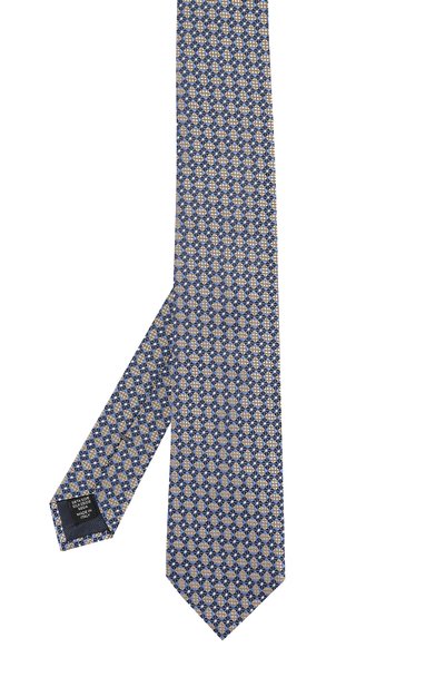 Шелковый галстук с узором ZEGNA бронзового цвета по цене 17950 руб., арт. Z9E261L8, фото 2 Шелковый галстук с узором ZEGNA, арт. Z9E261L8, фото 2